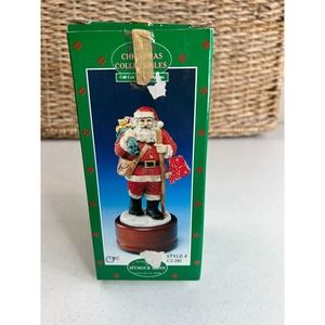 Seymour Mann Christmas Collectibles Cold Cast Porcelain Santa Claus Figurines‎